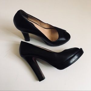 Cole hann peep hoe heels